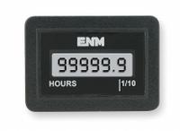 ENM Hour Meter: Hour Meters, Front Panel Mounting, Digital, 1/2 in x 1 1/4 in, 98 V AC – 120 V AC (MPN T1140EB). Key specifications — Mounting Style: Flush; Bezel Face Shape: Rectangular; Hour Unit Increment: Tenth; Brand: ENM; Manufacturer Part Number: T1140EB; Meter Type_Broad: Digital.