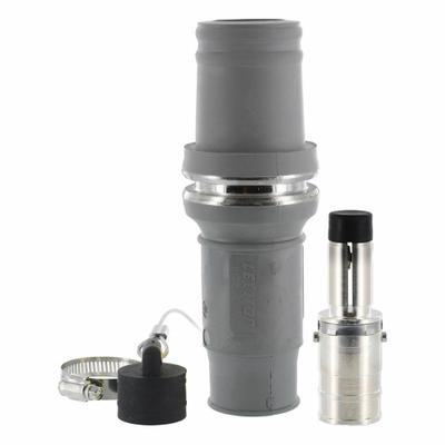 LEVITON Single Pole Inline: Male, Gray, 1000V AC, 1,135 A, Crimp Tube Termination - Plugs with Crimp Tube Terminations