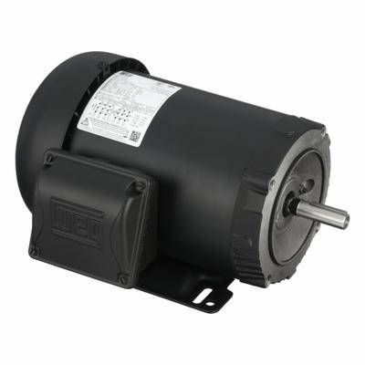 WEG General Purpose Motor: C-Face/Rigid Base Mount, Totally Enclosed Fan Cooled - C-Face with Rigid Base 3-Phase General Purpose AC Motors