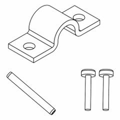 ANDERSON POWER PRODUCTS Cable Clamp: 115G1, For Powerpole Pak Series, Steel. Key specifications — Compatible with Manufacturer Model Number: 2 to 4 Pole Powerpole Pak Connectors; Compatible with Series: Powerpole Pak; Material: Steel; Manufacturer Part Number: 115G1; Product Type: Cable Clamp & Hardware Pack.