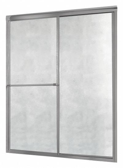 FOREMOST Shower Door: 44 in Min. Door Wd, 48 in Max. Door Wd, 70 in Overall Ht - Double-Sliding Shower Doors