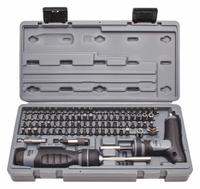 PROTO Multi-Bit Screwdriver: Proto, 21 or More Tips, 91 Pieces, 91 Bits, Alloy Steel, Single End (MPN J61390). Key specifications — attr1213245: Hex: 1.5 mm + 7 mm + 8 mm + 9 mm + 3/32 in + 9/64 in; attr1213221: Molded; attr1213219: PROTO.