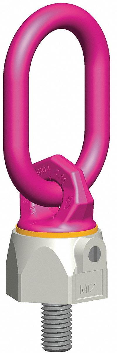 RUD CHAIN Hoist Ring: Pivot/Swivel - Rotate-Under-Load Hoist Rings