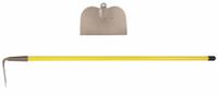 AMPCO Garden Hoe: Nickel Aluminum Bronze Blade, 8 in Blade Wd, 8 in Blade Lg, Straight Handle Type (MPN H-101FG). Key specifications — attr979254: Nickel Aluminum Bronze; attr979256: AMPCO.