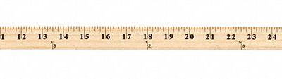 WESTCOTT Ruler: 10425 - Wood Rulers