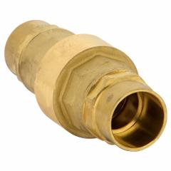BONOMI Valve: Swing, Inline Valve Body, 1 in Pipe Size, Sweat x Sweat, Brass, Female, Sweat, Sweat (MPN 100712LF-1"). Key specifications — Brand: BONOMI.