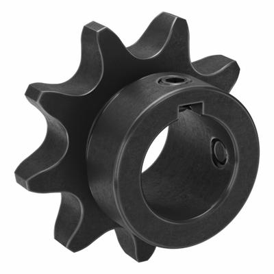 TRITAN Roller Chain Sprocket: 60, For 3/4 in Chain Pitch, 1 in Bore Dia, 9 Teeth - Size 60 Fixed-Bore Roller Chain Sprockets
