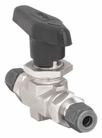PARKER Manual Two-Way Ball Valve: 1/4 in, 316 Stainless Steel, Straight, Sweat x Sweat, Three-Piece (MPN 4Z-B6LJ2-SSP). Key specifications — Brand: PARKER; Handle: Lever.
