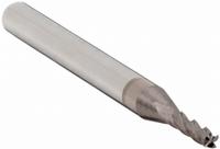 APPROVED VENDOR Square End Mill: Carbide, TiCN Coated, 4 Flute, 7/64" Mill Dia, 3/8" LOC, 1-1/2" OAL (MPN 206-001052)