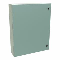 HAMMOND Electrical Enclosure: Steel, 30 in x 24 in x 6 in, NEMA 12/3R/4, Solid Cover, Hinged (MPN EN4SD30246GY). Key specifications — Closure Method: 1/4-Turn Latch; Brand: HAMMOND; Knockouts: Not Included.