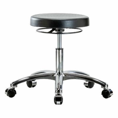 APPROVED VENDOR Cleanroom Stool: Polyurethane, Ht Range 16 1/2 in to 21 1/2 in, 12 1/2 in Seat Wd - Polyurethane Lab Stools