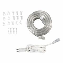 LED Rope Light: 18 ft Lg, Warm White, 3000K, 1/2 in Ht, 13 W, 30,000 hr Rated Life, 360° Bend (MPN 30F515). Key specifications — Color Temperature: 3000K; Maximum Run: 267 ft; Light Color: Warm White; Brand: APPROVED VENDOR; Connection Type: Plug-In; Flexibility Direction: 360° Bend.
