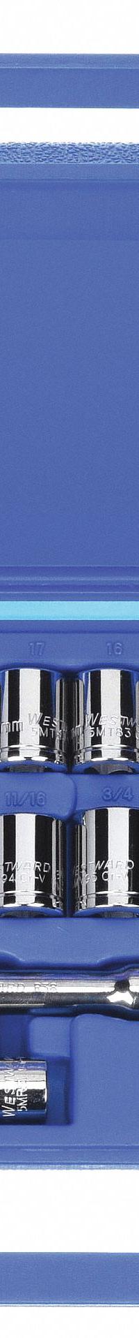 WESTWARD Socket Wrench Set: 3/8 in Drive, 33 Piece, 12-Point, Metric/SAE (MPN 6XZ84). Key specifications — attr1224269: 3/8 in; attr1204638: Drive Tools Included; attr1204650: 1/4 in to 7/8 in; attr1204673: Socket Bits Not Included; attr1204681: Wrenches Not Included; attr1204688: WESTWARD; attr1206170: Drive Tools.