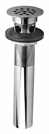 SPEAKMAN Strainer Drain Assembly: Brass, Chrome, 7 1/4 in Overall Ht, 2 in Overall Dia, Slip (MPN S-3440). Key specifications — Product Type: Sink Drain; Brand: SPEAKMAN; Finish: Chrome; Material: Brass; Includes Overflow: No.