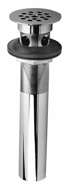 SPEAKMAN Strainer Drain Assembly: Brass, Chrome, 7 1/4 in Overall Ht, 2 in Overall Dia, Slip (MPN S-3440). Key specifications — Product Type: Sink Drain; Brand: SPEAKMAN; Finish: Chrome; Material: Brass; Includes Overflow: No.