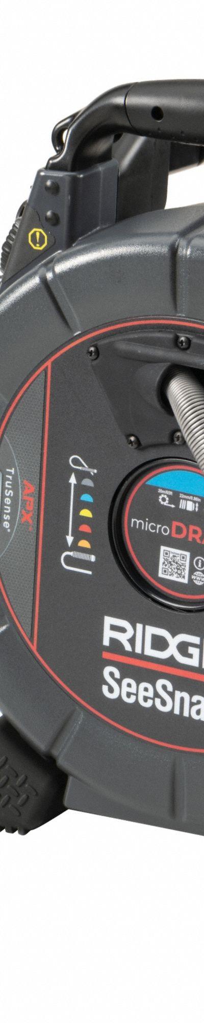 RIDGID Drain Inspection Camera System: Seesnake - Ridgid Pipe Inspection Camera Reels