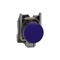 SCHNEIDER ELECTRIC Pilot Light: 22 mm Panel Mounting Size, Blue, LED, XB4 Series (MPN XB4BVM6). Key specifications — Series: XB4; Brand: SCHNEIDER; Includes Push-To-Test: No Push-To-Test Included.