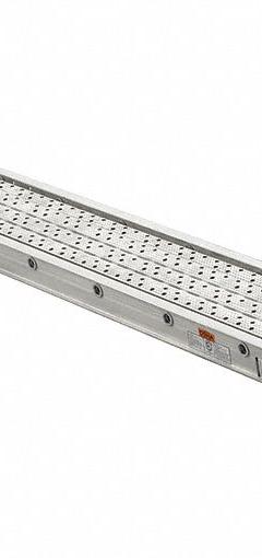 LOUISVILLE LADDER Scaffolding Stage (MPN P11416). Key specifications — Color: Silver; Included Components: Optional modularhandrail system; Series: P; Brand: LOUISVILLE LADDER; Deck Material: Aluminum; Frame Material: Aluminum.
