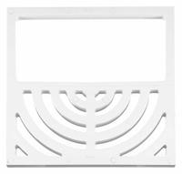 OATEY Grate: Plastic, 9 1/4 in Overall Wd, 3/4 in Overall Ht, Unfinished, Drop-In, 1/2 Opening (MPN 42751). Key specifications — Brand: OATEY; Finish: Unfinished; Color: White; Material: Plastic; Connection Type: Drop-In; Grate Opening Type: 1/2 Opening; Grate Surface Style: Radial; Product Type: Grate.