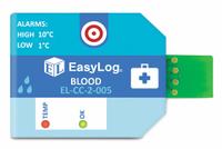 LASCAR Data Logger: 0%to 100% Relative Humidity Measured, -22°F to 158°F, -30°C to 70°C, USB, 10 PK (MPN EL-CC-2-005 PK10). Key specifications — Interface: USB; Parameters Measured: Temperature °F; Brand: LASCAR; Features: Blood and Platelets transportation; Software Options: Software Available Separately; Data Logger Type: Temperature.