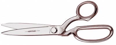 KLEIN TOOLS Industrial Shears: Right-Hand, 12 1/2 in Overall Lg, Straight, Steel, Fine - All-Metal Offset Scissors