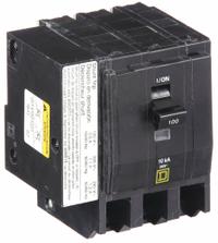 SQUARE D Miniature Circuit Breaker: 60 A, 120/240V AC, Three Phase, 10kA at 120/240V AC, 3 Poles (MPN QO3601021). Key specifications — Phase: Three; Amps: 60 A; AC Voltage Rating: 120/240V AC; Max. AIR Rating: 10kA at 120/240V AC; For Use With: QO Load Centers and NQ Panelboards; Brand: SQUARE D.