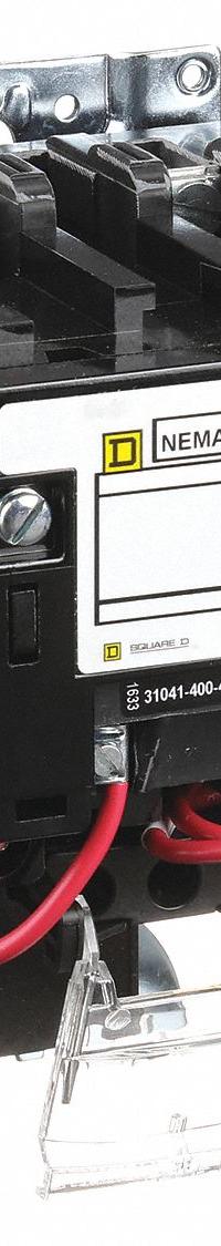 SQUARE D Magnetic Motor Starter: Non-Reversing, 2 Poles, NEMA Size 0, 18 A, 120V AC Coil (MPN 8536SBO1V02ES). Key specifications — Brand: SQUARE D; Coil Voltage: 110/120V AC; Phase: Single; Operator: None; Terminal Connection Type: Screw Clamp Terminals; Includes Pilot Light: No; Operator Controls: None; Auxiliary Contacts Included: No Auxiliary Contacts Included.