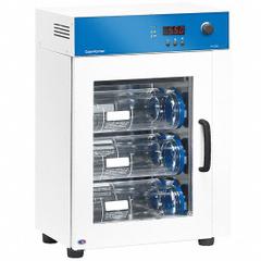 COLE-PARMER Hybridization Incubator: Forced Air, 16 cu ft Capacity, 100°C Max Temp Setting, Digital (MPN 3945501). Key specifications — Incubator Type: Hybridization; Refrigerated: Non-Refrigerated; Minimum Temperature Setting: Ambient +10 °C; Temperature Accuracy Tolerance: +/-0.1 °C; Temperature Uniformity: +/-1.5 °C; Manufacturer Part Number: 3945501; Brand: COLE-PARMER; Display Type: Digital.