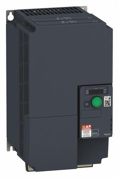 SCHNEIDER Variable Frequency Drive: In Phase Three, Out Phase Three, 20 hp, IP21, No Bypass, Compact (MPN ATV320D15M3C). Key specifications — Style: Compact; Color: Black/Blue/Gray; Output Phase: Three.