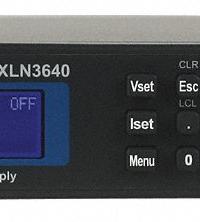 B&K PRECISION DC Power Supply: Programmable DC, Included, 1.72 in H x 16.5 in W x 17 in D, NIST, VFD (MPN XLN3640). Key specifications — Line Regulation Current: 4 mA; Load Regulation Voltage: 8 mV; Calibration Certificate Type: NIST; Manufacturer Part Number: XLN3640; Brand: B&K PRECISION; Includes: Rackmount Kit; Line Regulation Voltage: 4mV; Load Regulation Current: 8 mA.