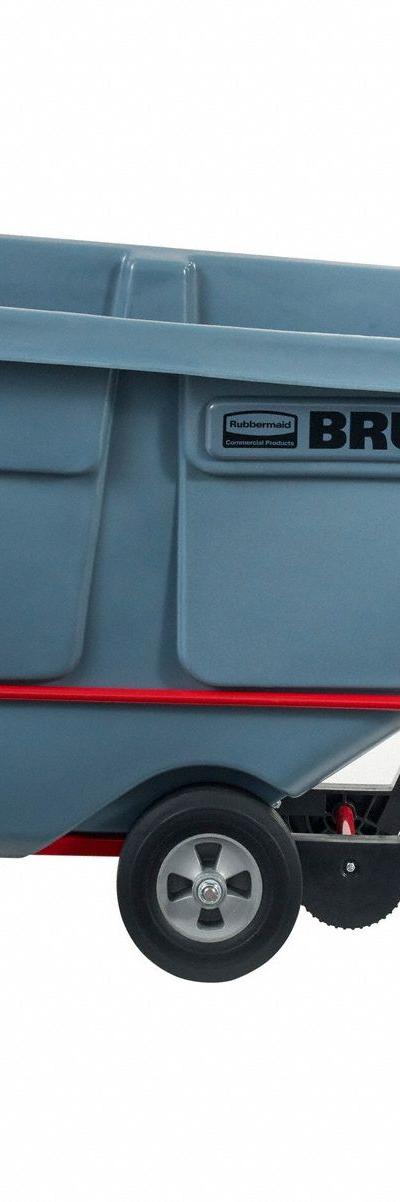 RUBBERMAID COMMERCIAL PRODUCTS Tilt Truck: 0.5 cu ft - Steel-Reinforced Plastic Tilt Trucks