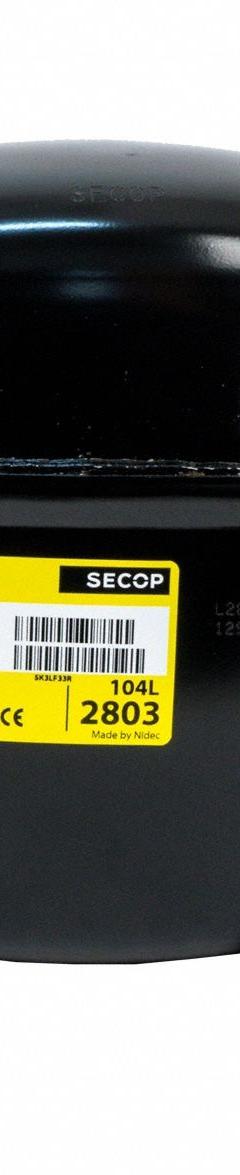 SECOP Compressor: Reciprocating, 5,118 BtuH Cooling, 3/4 hp, 6 1/2 mm Discharge Line Connection Size (MPN SC15MLX.2-2). Key specifications — Manufacturer Part Number: SC15MLX.2-2; Brand: SECOP; Compressor Protection: Hermetic; For Refrigerant Type: R-404A.