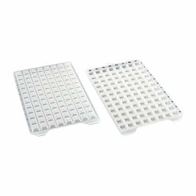 MTC BIO Sealing Mat: Square, 96 Wells, White, - Opening, Silicone - Sealing Mats