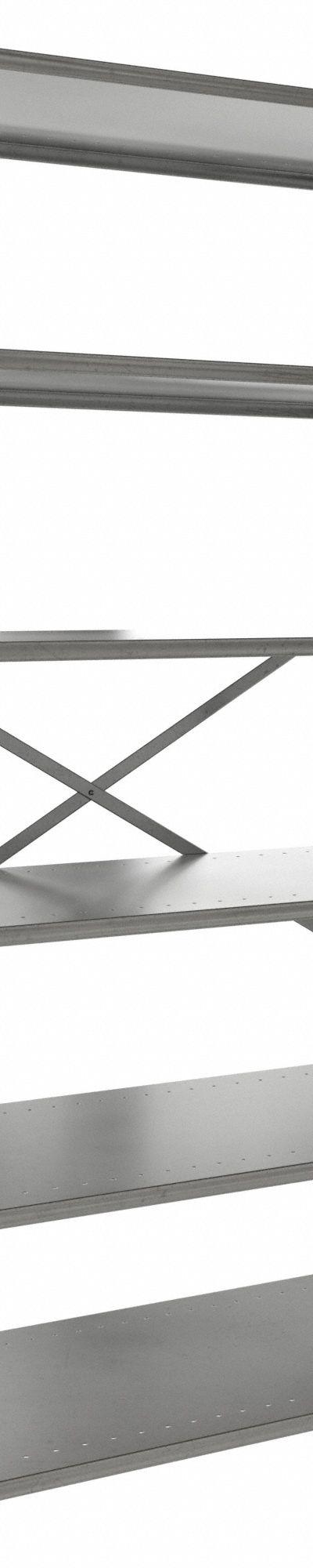 HALLOWELL Metal Shelving: Standalone - Heavy-Duty Standalone Open Metal Shelving