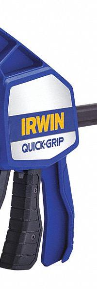 IRWIN Bar Clamp: Full-Faced / Flat, 24 in Max Jaw Opening, 9 1/4 in to 32 7/8 in, 3 3/4 in Throat Dp (MPN 1964714). Key specifications — attr663922: IRWIN.