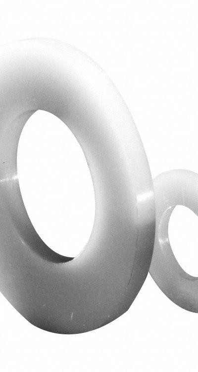 BUNTING BEARINGS Thrust Washer: 5/16 in Bore - General Purpose Dry-Run Plastic Thrust Washers