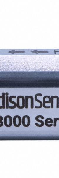 Flow Switch: Piston, 316 Stainless Steel, 3/8 in NPT, 3/8 in Connection Size, NPT, -20°F to 150°F (MPN FS8000-10002). Key specifications — Brand: MADISON; Set Point Type: Fixed; Switch Position: Normally Open; Contact Rating (DC): 0.07 A @ 120V DC.