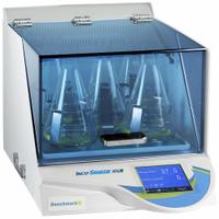 BENCHMARK SCIENTIFIC Cooling Incubator Shaker: BENCHMARK SCIENTIFIC, 30 RPM to 300 RPM, Orbital (MPN H2012). Key specifications — Capacity: 5 x 2 L; Includes: Rubber Mat; Displayed Brand: BENCHMARK SCIENTIFIC; Plug Style: Standard; Brand: BENCHMARK SCIENTIFIC.