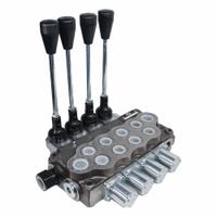 HYDRO CUSTOM Hydraulic Directional Control Valve: Four-Way / Three Positions, Tandem Center (MPN 228902). Key specifications — attr1017968: HYDRO CUSTOM; attr1017969: Tandem Center; attr1018005: Spring Center.