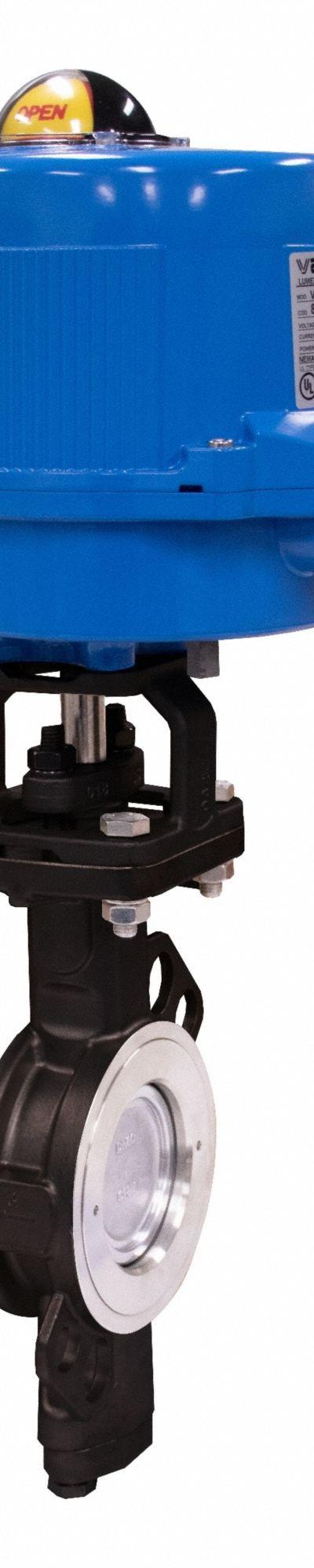BONOMI Electrically Actuated Butterfly Valve: Carbon Steel - Carbon Steel High-Performance Electric Butterfly Valves