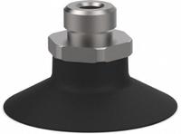 DE-STA-CO Vacuum Pad Assembly: G1/8 in, 29.97 mm Pad Dia, NBR, Black, 8.13 mm Pad Ht, 50A (MPN VC-F30N-18M). Key specifications — attr1019194: VC-F30N-18M; attr1019196: DE-STA-CO; attr1019197: 50A.