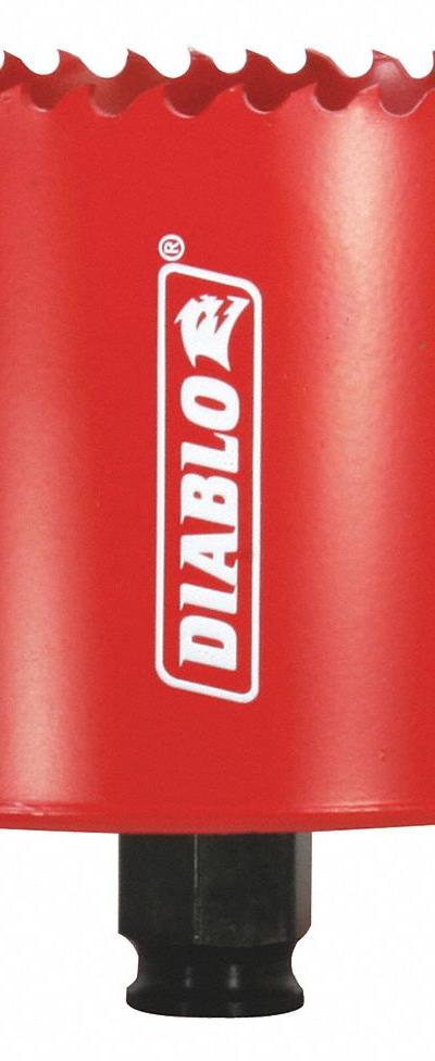 DIABLO Hole Saw: 4 3/8 in Saw Dia - Multi-Material-Cutting Hole Saws without Arbor