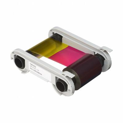 ID Card Printer Ribbon: Full Color, 200 Prints per Roll, 6 in Overall Ht - Ribbons for ID Card Printers