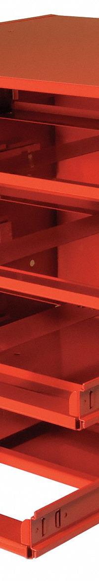 Sliding Drawer Cabinet Frame: 20 in x 15 3/4 in x 15 in, For 4 Drawers, Red, Glide (MPN 303-17-S1157). Key specifications — Cabinet Color: Red; Stackable: Yes; Brand: DURHAM MFG.