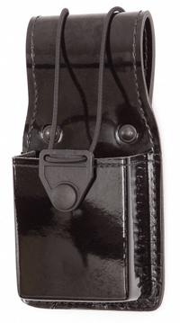 GOULD & GOODRICH, INC. Radio Pouch: Black, Synthetic Polymer, High Gloss, Snap Closure (MPN H651-1CL). Key specifications — attr188437: Black; attr188438: Synthetic Polymer; attr188431: Radio and Phone Pouch.