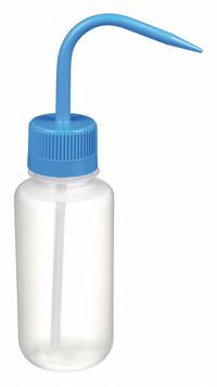 APPROVED VENDOR Wash Bottle: 250 mL, No Imprinting, Blue, Wide, Std Spout Spout, White (MPN 6FAU7). Key specifications — Closure Color: Blue; Vented/Nonvented: Nonvented; Body Color: White; Brand: APPROVED VENDOR; Imprinting Group: No Imprinting or Write On.