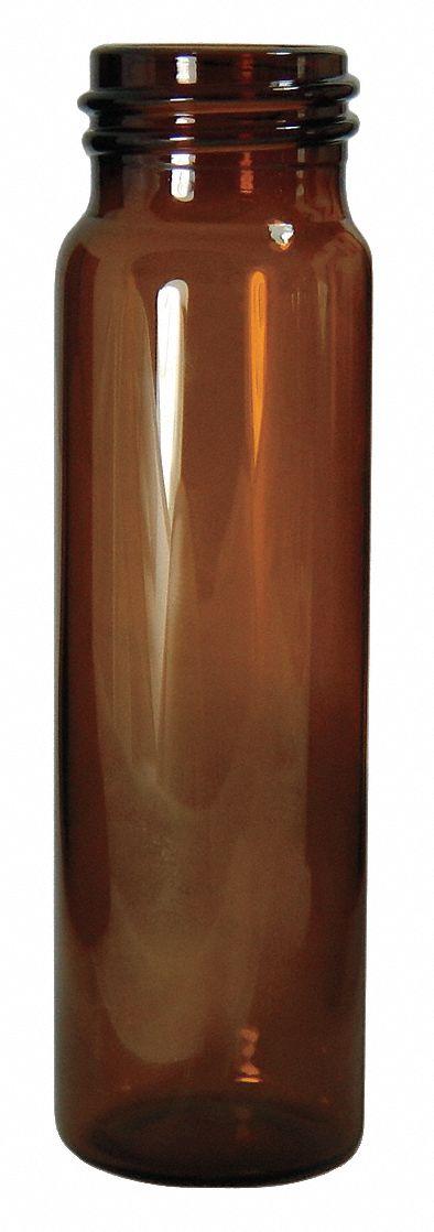 QORPAK Vial: 20 mL, No Closure, 27.75 mm Body Dia, Square, 24-400 mm Screw Closure Size - Glass Sample Vials