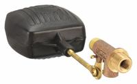 WATTS Float Valve Assembly: For Water Media, Straight Valve Body, Rectangular, Bulkhead, Bronze, MIP (MPN STD-CA). Key specifications — Mounting: Bulkhead; Arm Adjustability: Adjustable; Connection Gender - Side 1: Male; Connection Gender - Side 2: Female; Brand: WATTS; Connection Type - Side 1: IPS; Connection Type - Side 2: IPS; Flow Rate: 3 gpm @ 100 psi.