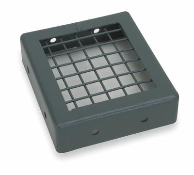 Dayton Outlet Guard: For Use With 2C797/4C217/4C333, Outlet, Steel, Baked Polyester Epoxy - Inlet & Outlet Guards