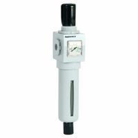 NUMATICS Filter Regulator: 651 Series, 1/4 in NPTF, 0.01 micron, 145 psig Max Op Pressure, Aluminum (MPN 8651ACEP2FA00HN). Key specifications — attr109419: NUMATICS; attr109429: Aluminum; attr109435: Semi-Automatic/Manual Drain; attr109463: Yes; attr109467: NBR/FKM; attr109468: 651.